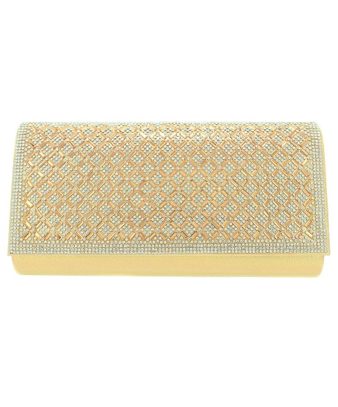 Crystal Foldover Clutch