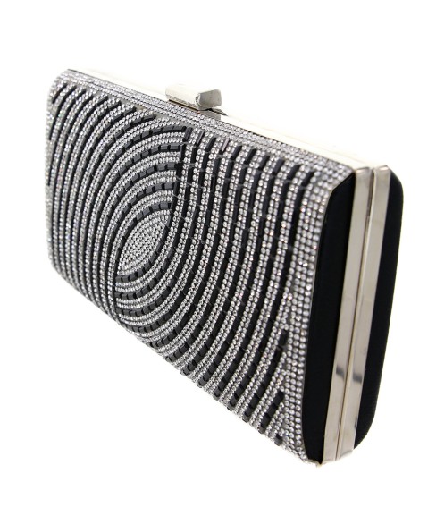 Crystal-Embellished Evening Clutch