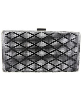 Crystal-Embellished Evening Clutch