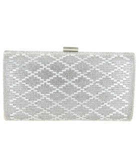 Crystal-Embellished Evening Clutch