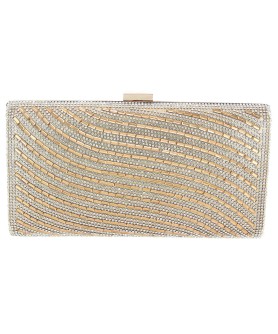 Crystal-Embellished Evening Clutch