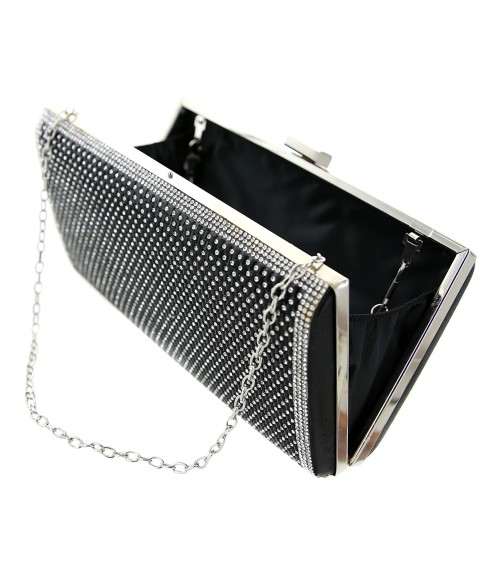 Crystal-Embellished Evening Clutch