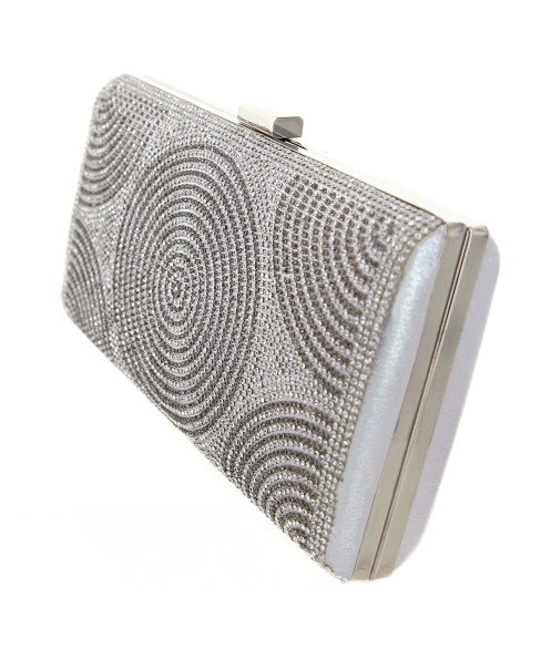 Crystal-Embellished Evening Clutch