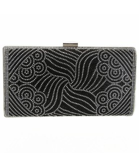 Crystal-Embellished Evening Clutch