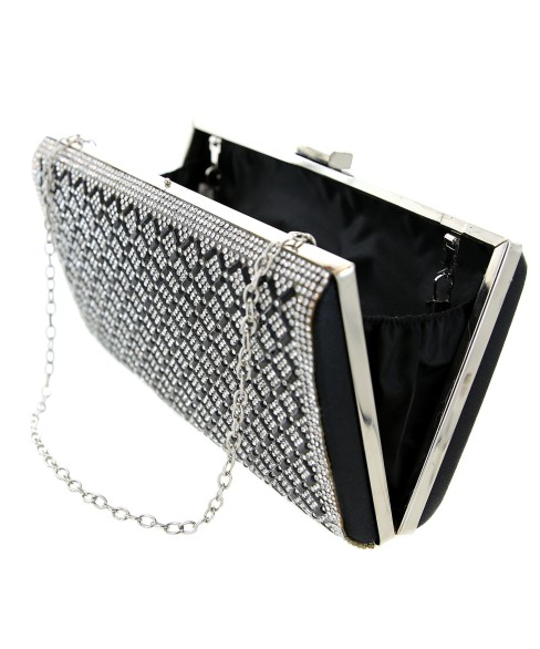 Crystal-Embellished Evening Clutch