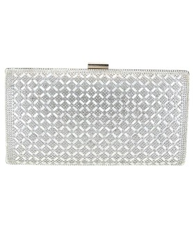 Crystal-Embellished Evening Clutch