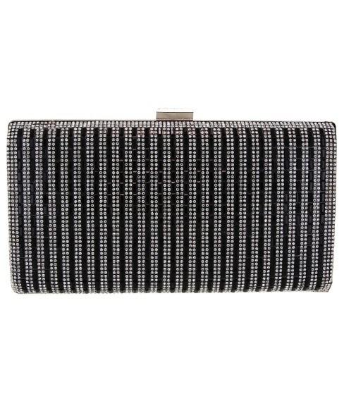 Crystal-Embellished Evening Clutch