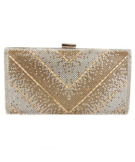 Crystal-Embellished Evening Clutch