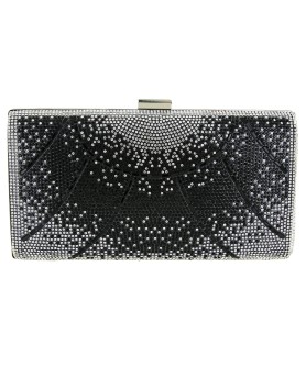 Crystal-Embellished Evening Clutch