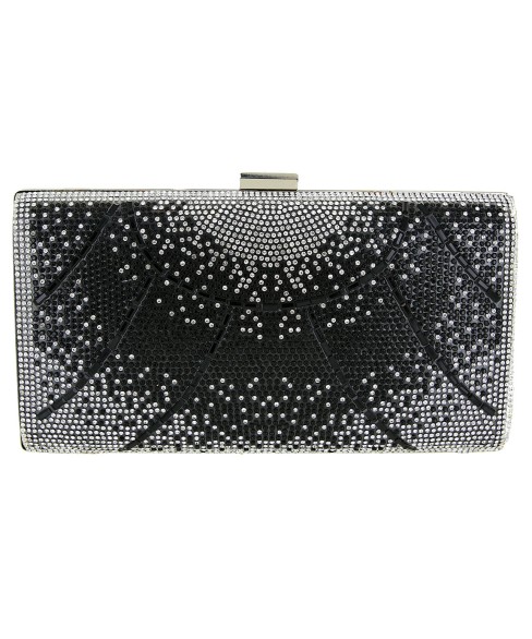 Crystal-Embellished Evening Clutch