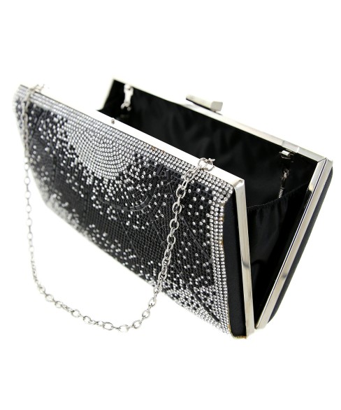 Crystal-Embellished Evening Clutch