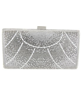 Crystal-Embellished Evening Clutch