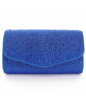 Glitter Crystal Rhinestone All Over Evening Clutch