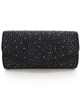 Glitter Crystal Rhinestone All Over Evening Clutch