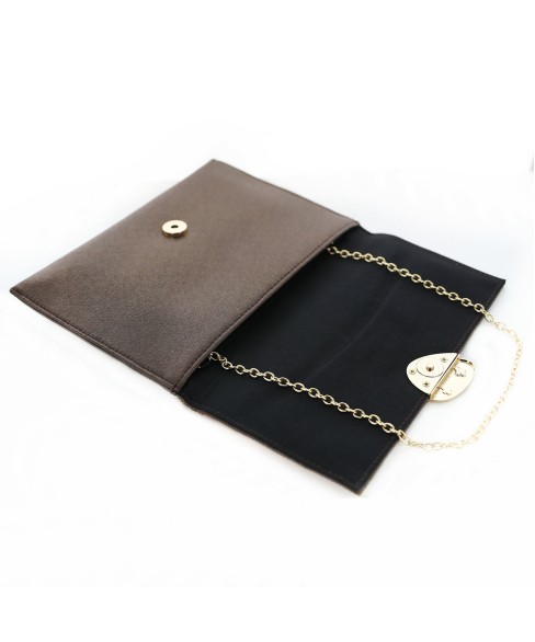 Jewelry Tone Crystal Rhinestone Envelope Clutch