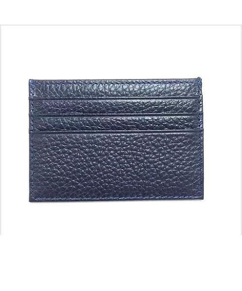 LEATHER WALLER Blue